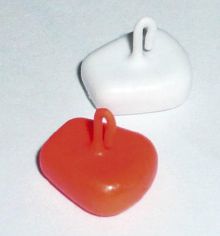 Umělá nástraha kukuřice s očkem bílá 