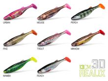 Gumová nástraha Delphin Realix 3D 2ks 13cm Roach 