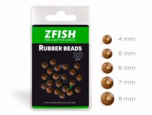 Korálky gumové Zfish Rubber Beads 5mm 