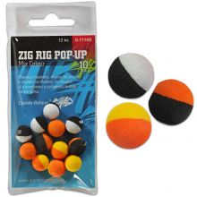 Pěnové plovoucí boilie Zig Rig Pop Up 10mm mix colour